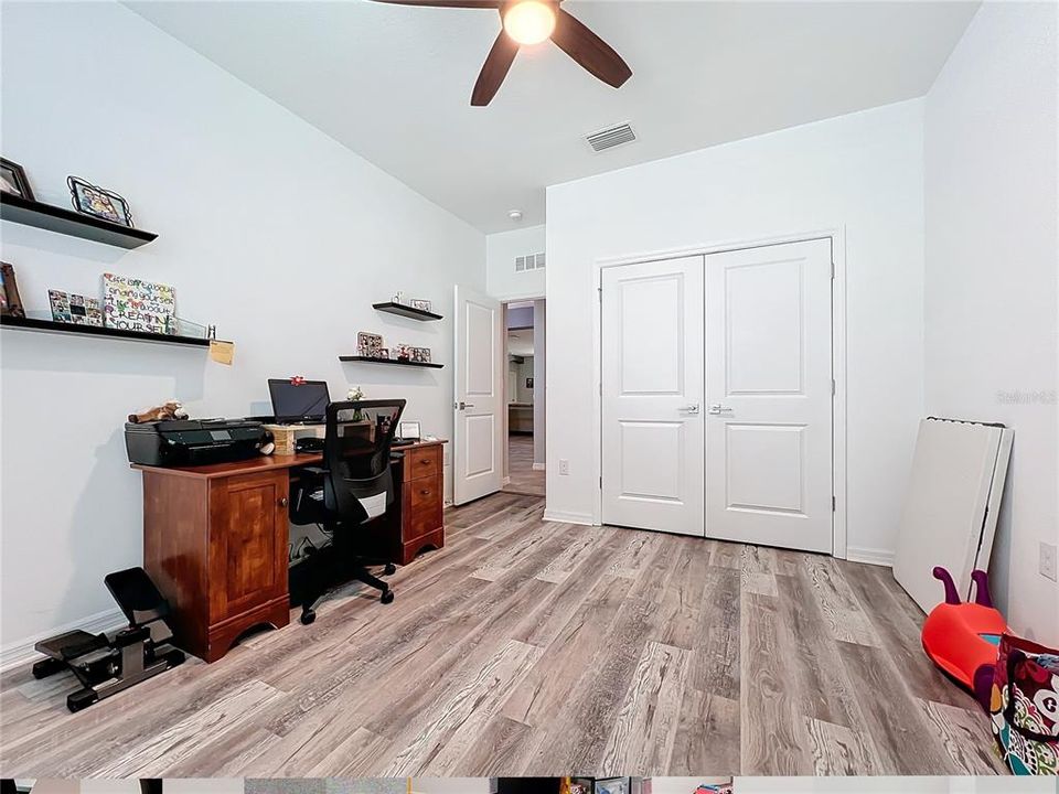 Guest Bedroom in front of Home