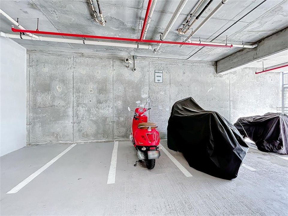 Motorcycle parking