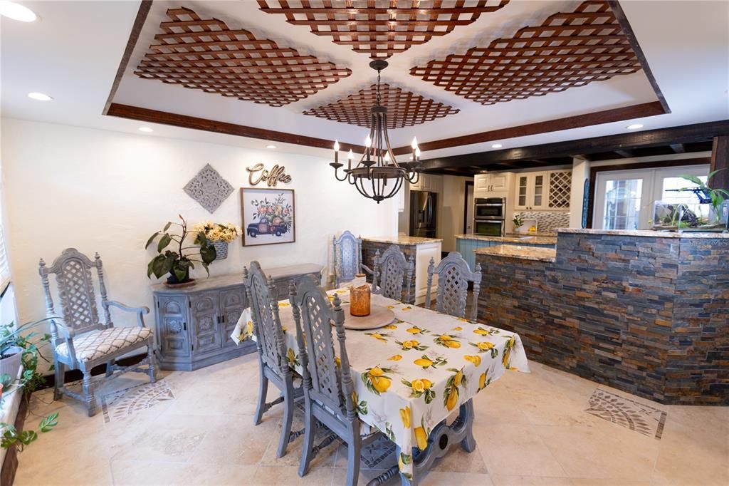 DINING ROOM FACING KITCHEN