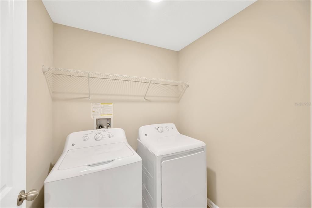 Laundry Room with Washer and Dryer (Electric).