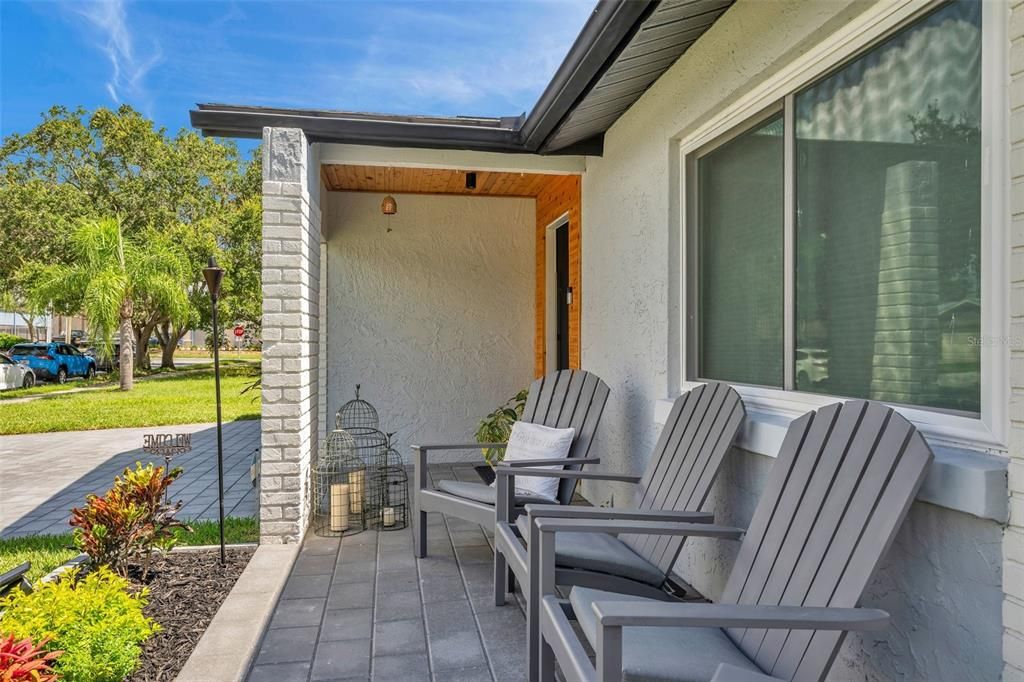 Front porch patio