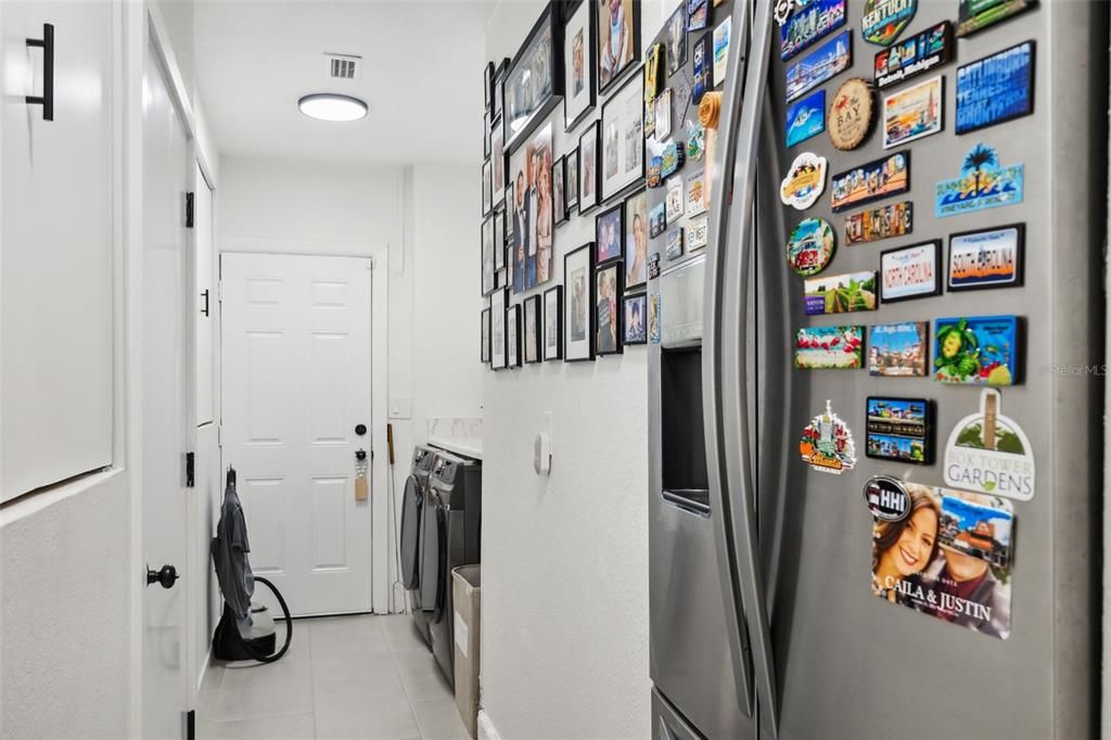 Laundry Room featuring a 2nd full size refrigerator