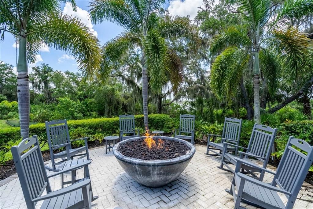 Clubhouse fire pit