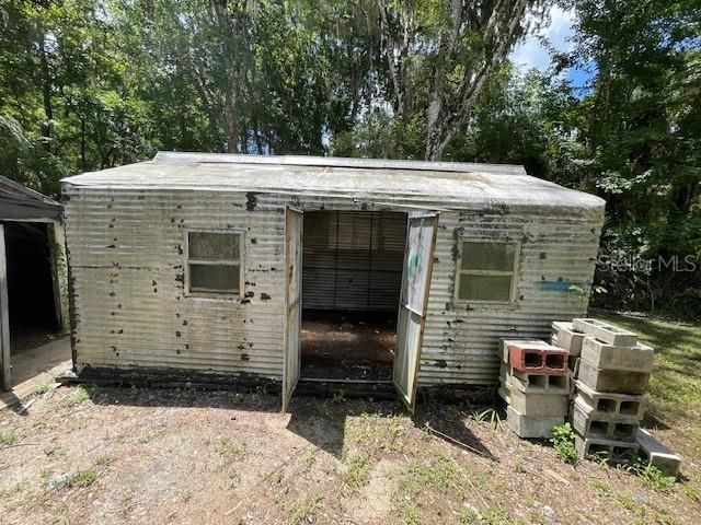 Storage building by Garage/workshop