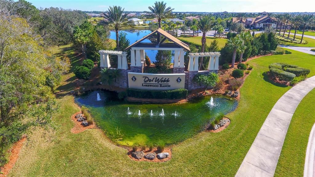 Del Webb entrance