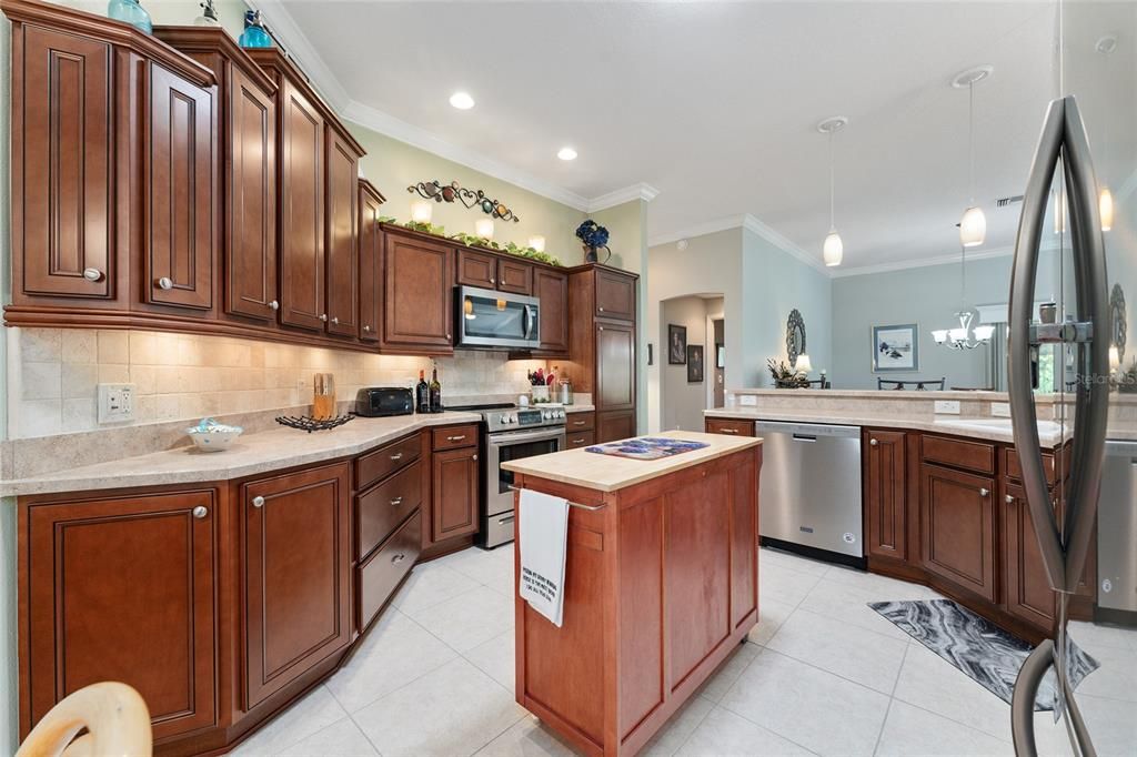 Beautiful Stone Backsplash!