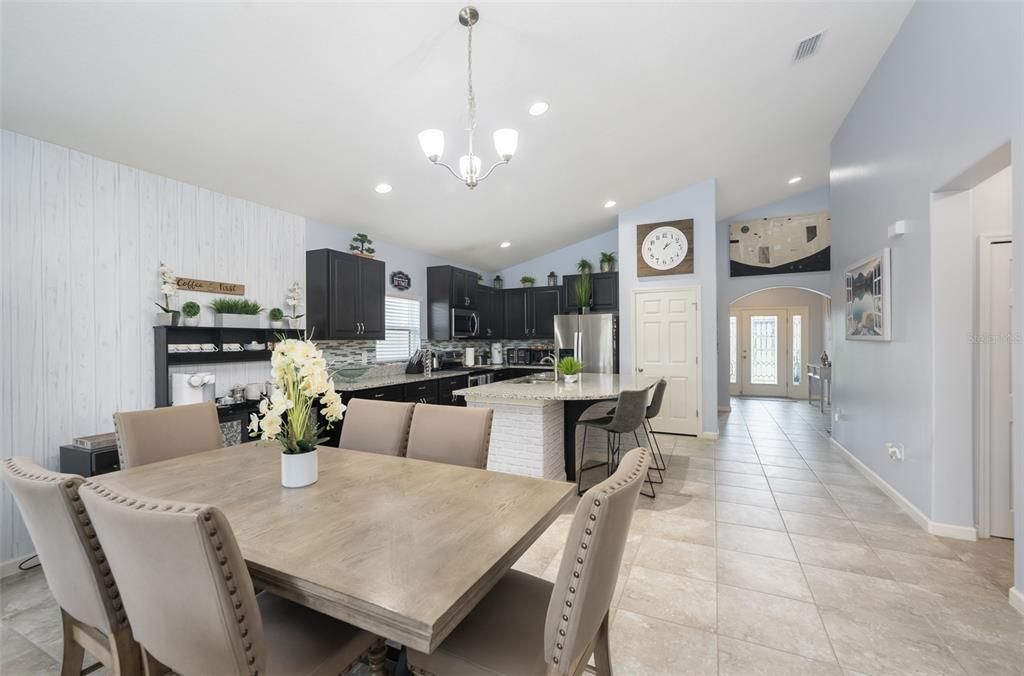 Dining room space