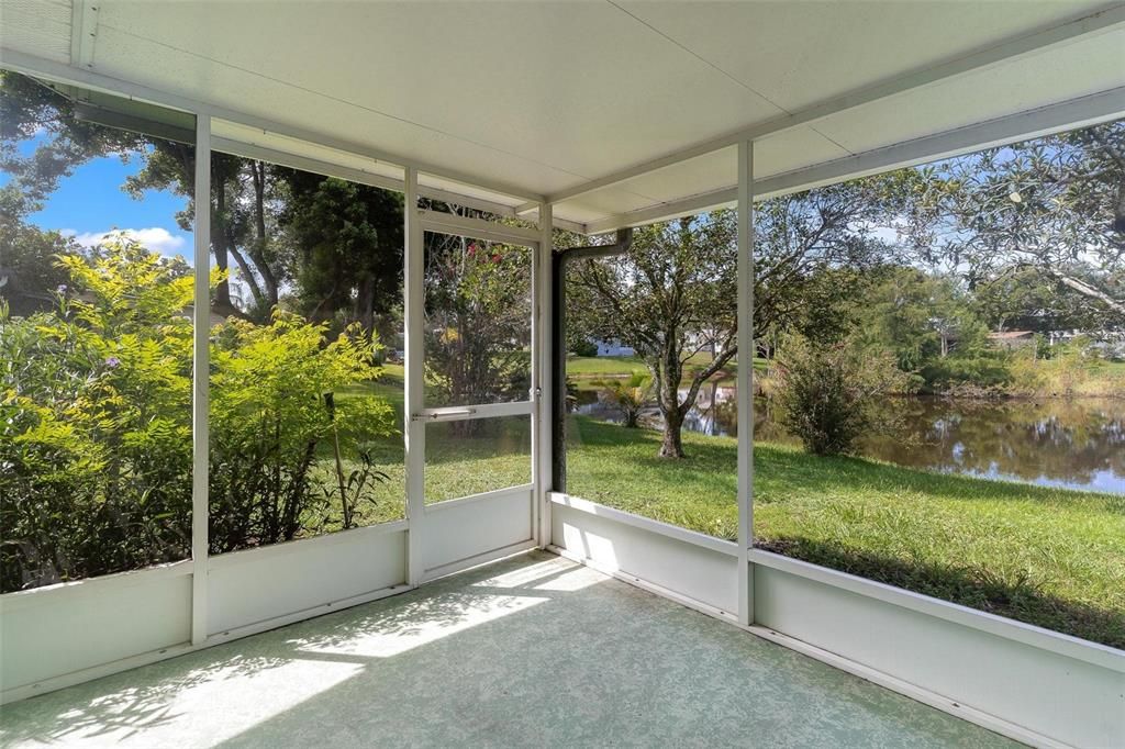 Screened porch