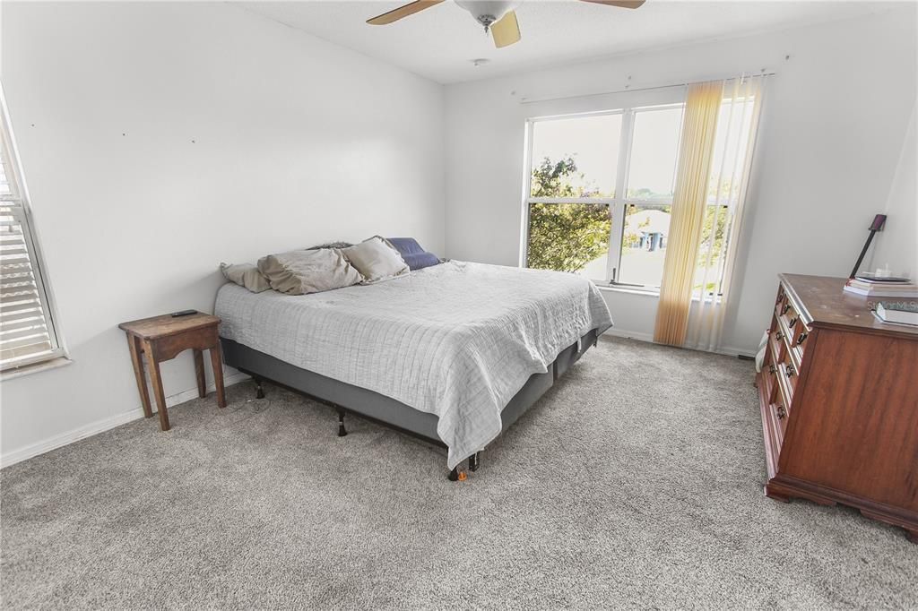 The spacious master bedroom is sure to impress...