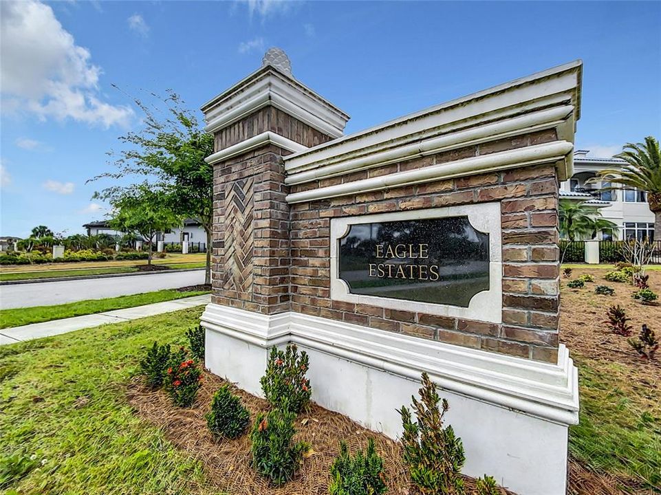 Eagle Estates contains the largest lot sizes in Reunion and is dominated by superior Homes of Distinction.