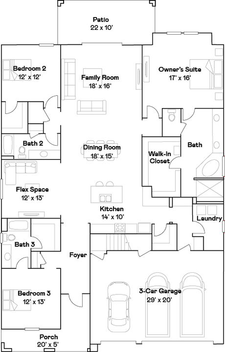 Active With Contract: $613,790 (3 beds, 3 baths, 2611 Square Feet)