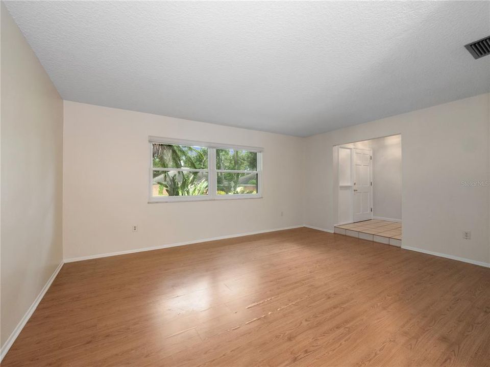 Foyer and formal living room