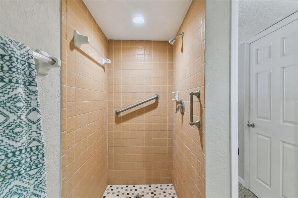 large walk-in updated primary  shower