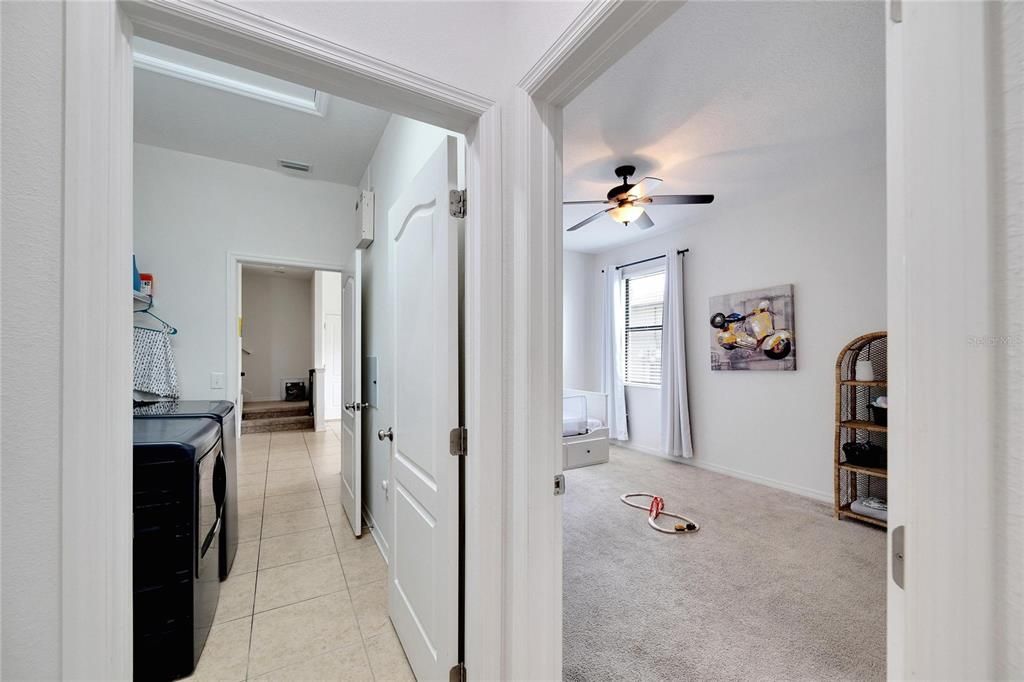 Bedroom 3 & Laundry Room