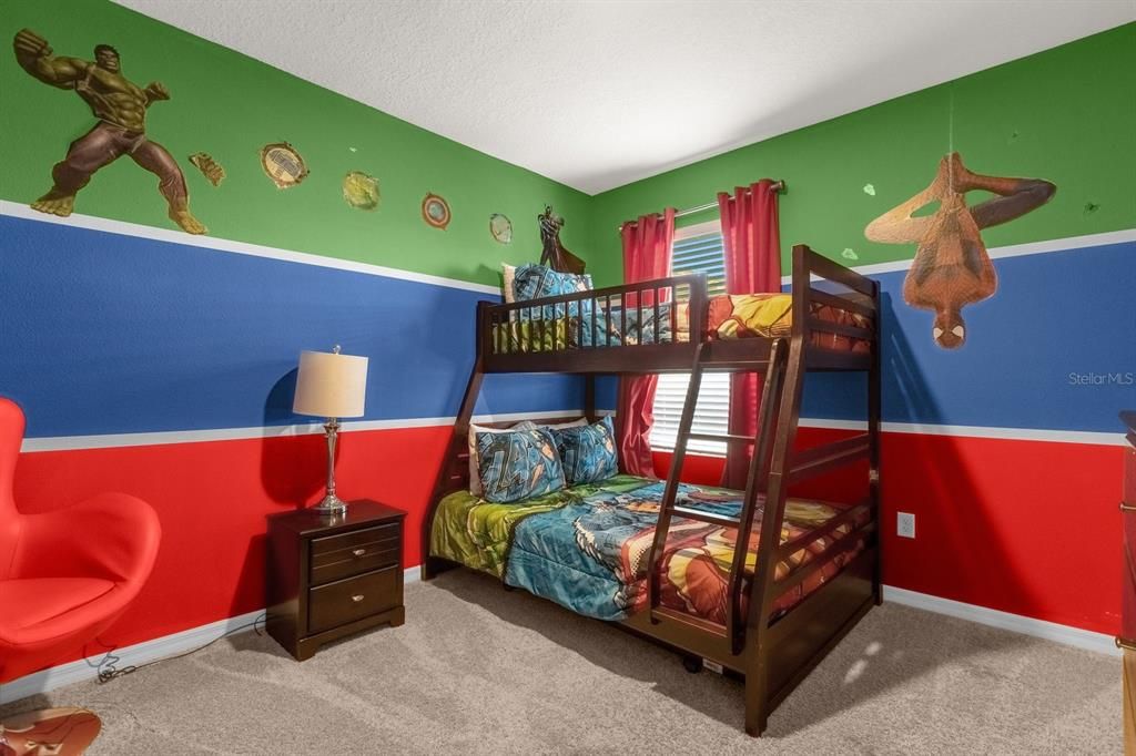 Bedroom 3 (Superhero Theme)