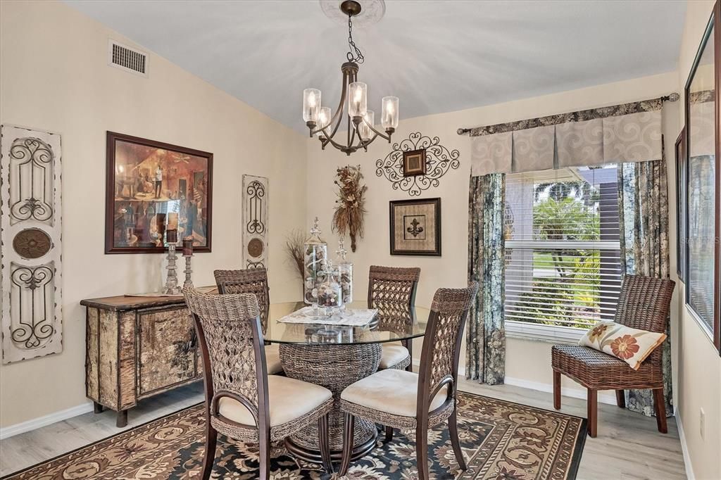 Relax and Enjoy Dinner in this Charming Dining Room!