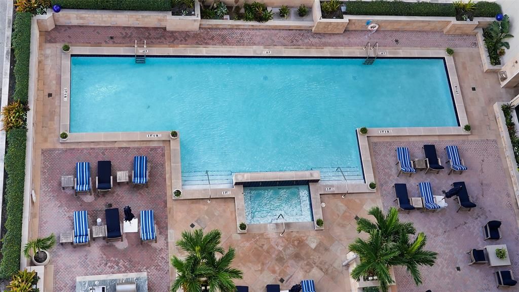 Heated 72' lap pool and spa