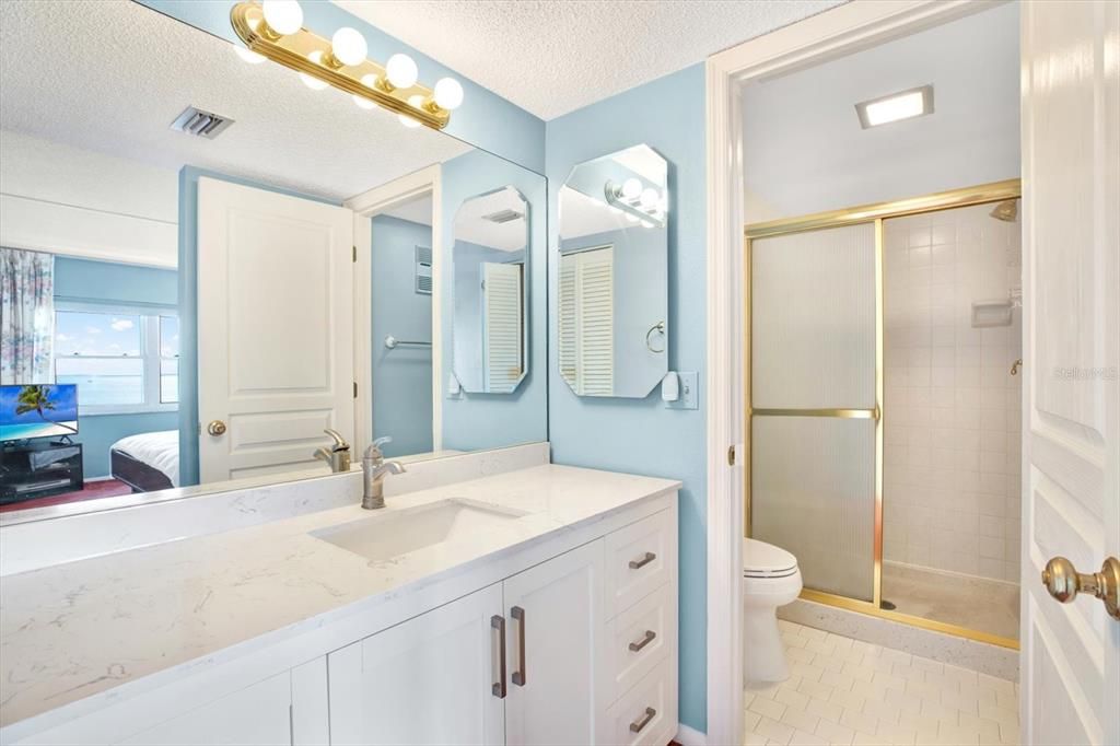 Master Bathroom with separate toilet closet and shower