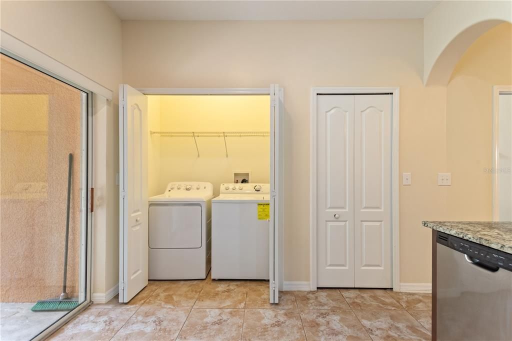 Washer Dryer Closet and Pantry Closet