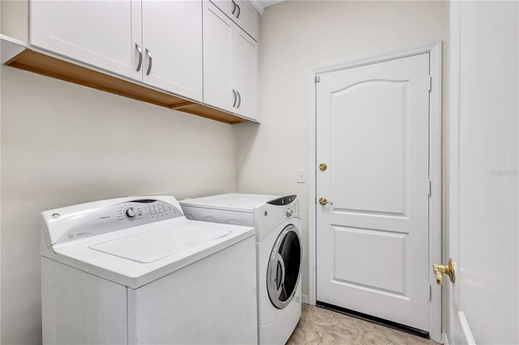 Separate laundry room