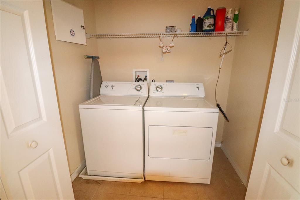 The washer and dryer stay with the home.