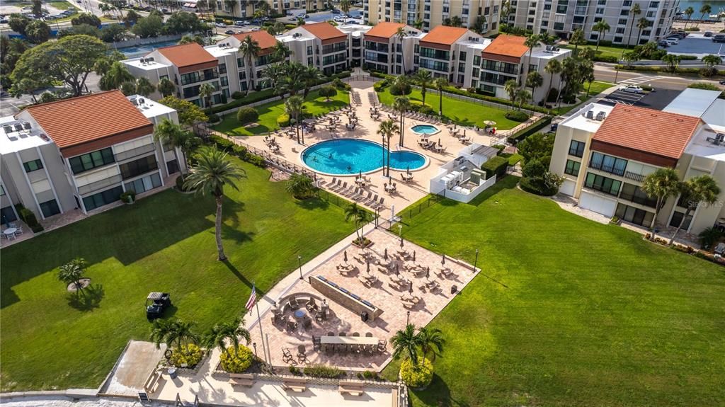 AERIAL OF POOL #1 AND COMMON AREAS FOR CLEARWATER POINT