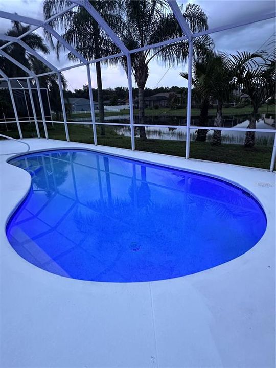 Pool at Night