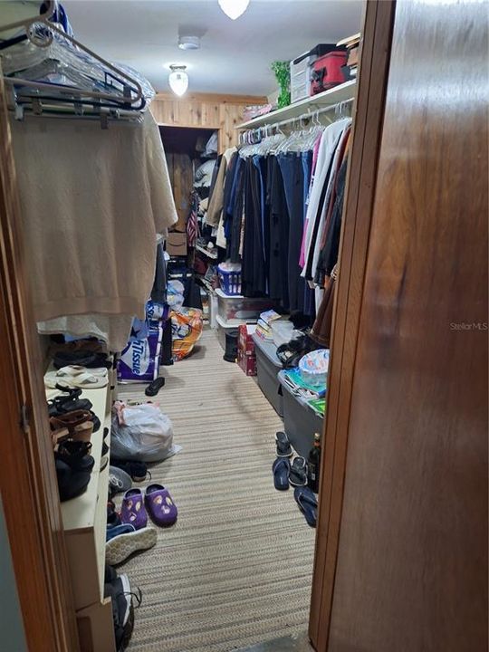 huge master walk in closet