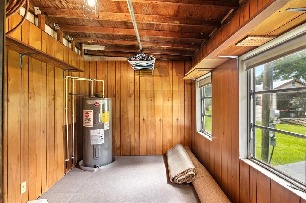 Storage & utility room