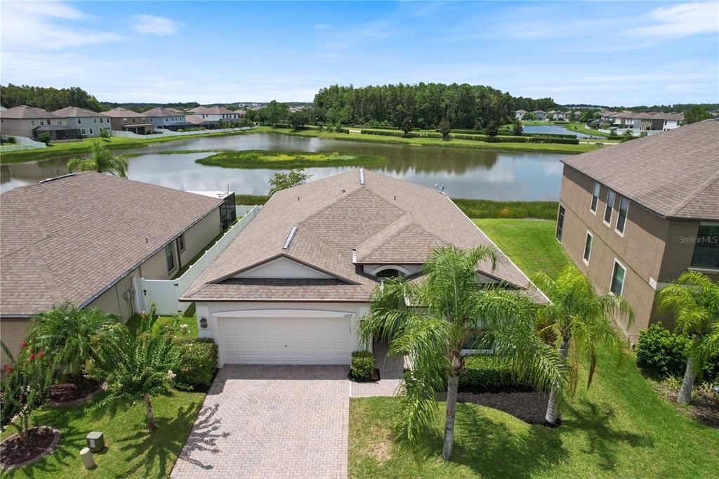 Stunning preserve and pond view behind your home, no rear neighbors