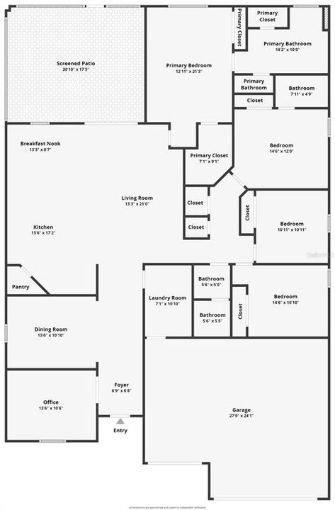 Activo con contrato: $489,900 (4 camas, 3 baños, 2635 Pies cuadrados)