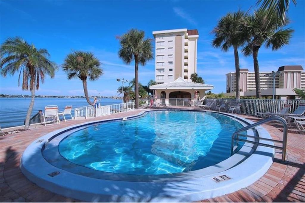 Beach house pool.