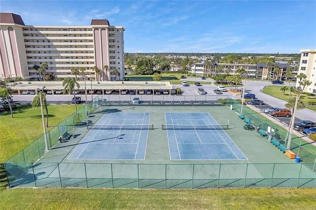 Tennis/pickleball courts.