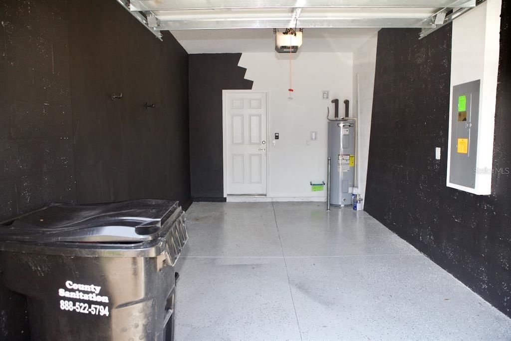 GARAGE W/ EPOXY FLOOR