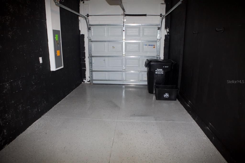 GARAGE W/ EPOXY FLOOR