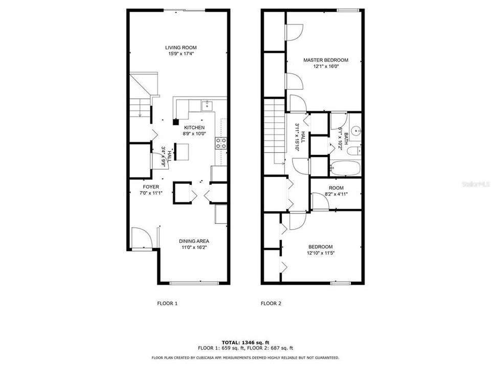 На продажу: $249,900 (2 спален, 2 ванн, 1383 Квадратных фут)