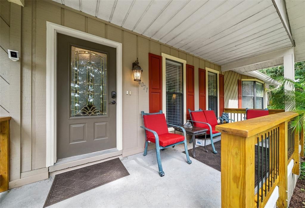 FRONT ENTRANCE AND PORCH