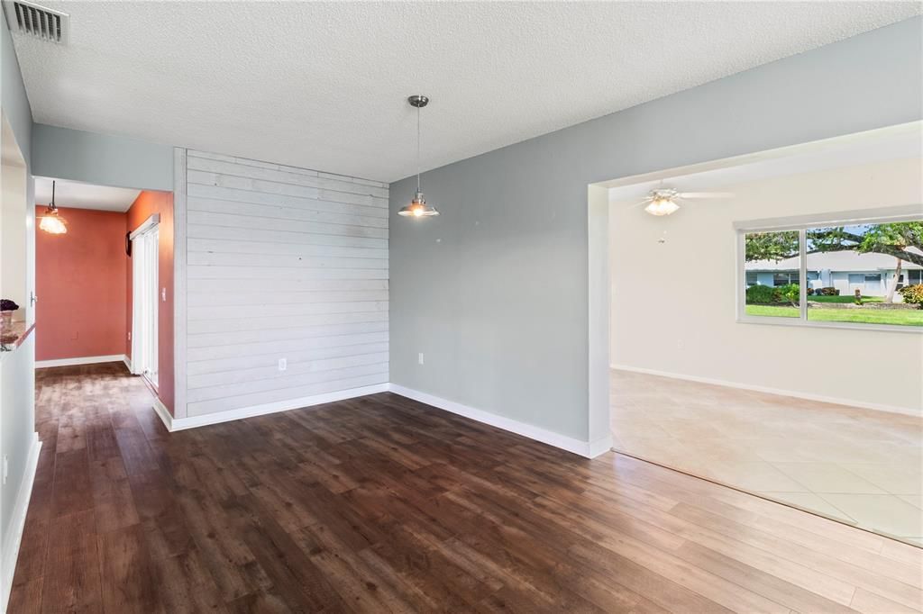 Dining room and bonus room