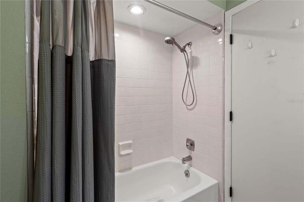 Guest bath tub and shower