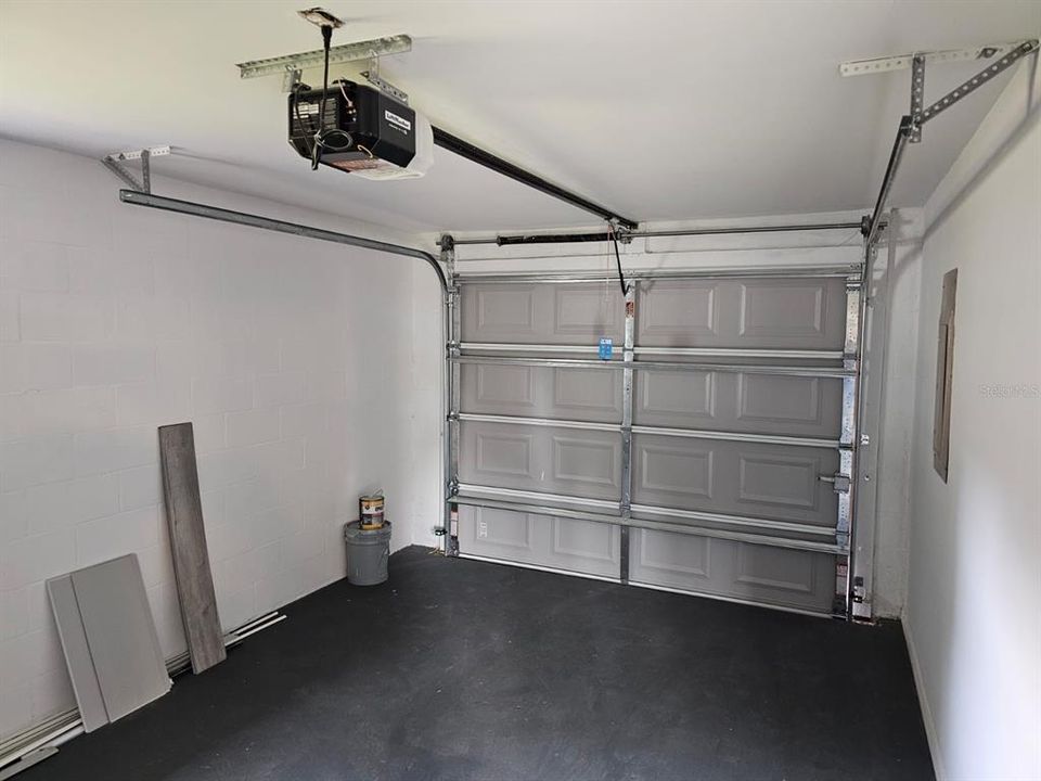 new garage door and garage door opener