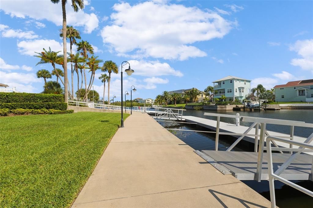 Docks at the Private Club