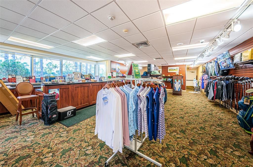 Pro Shop Interior