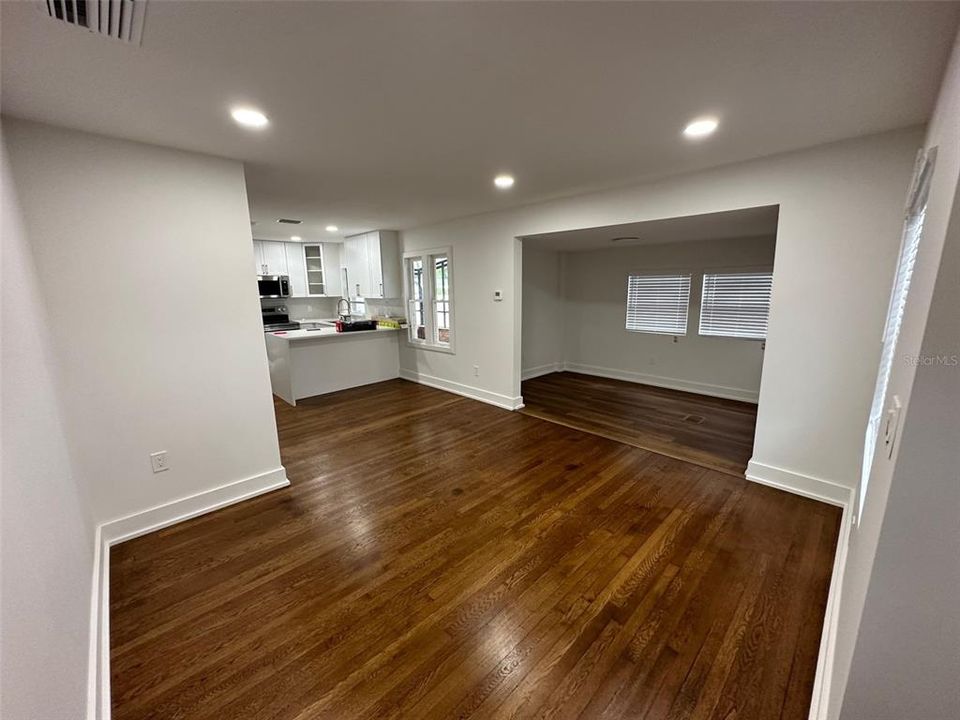 Living area from front door