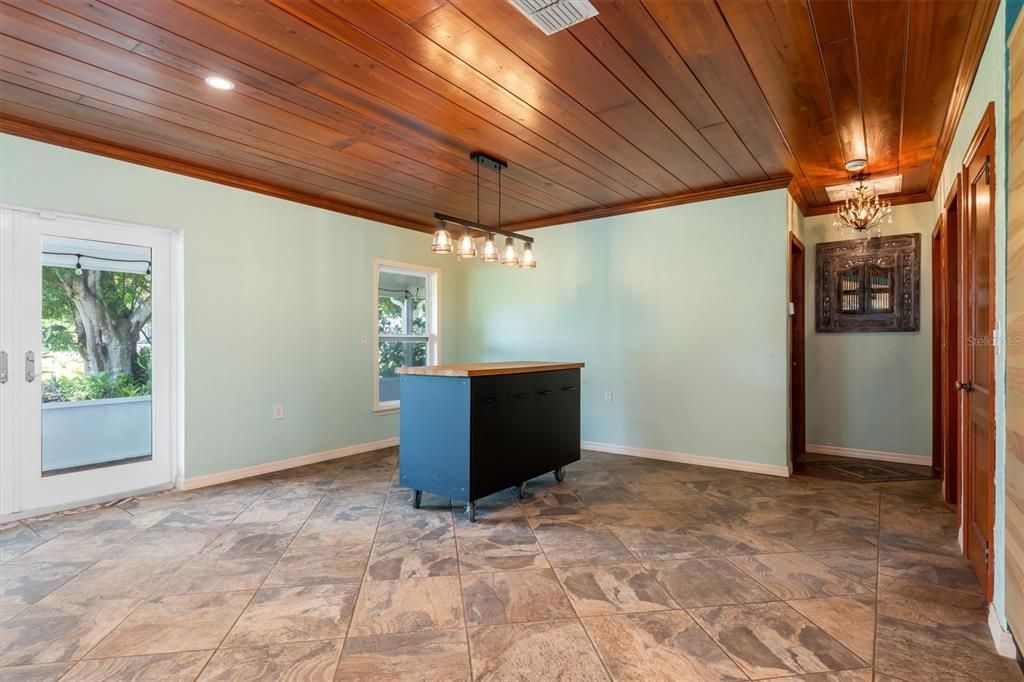 View towards hall that leads to two guest bedrooms (both have walk-in cedar closets), guest bathroom, and cedar utility closet.