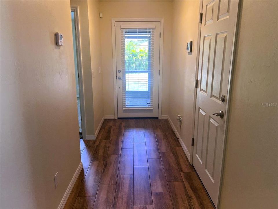 Breezeway Front Door with Door to Garage