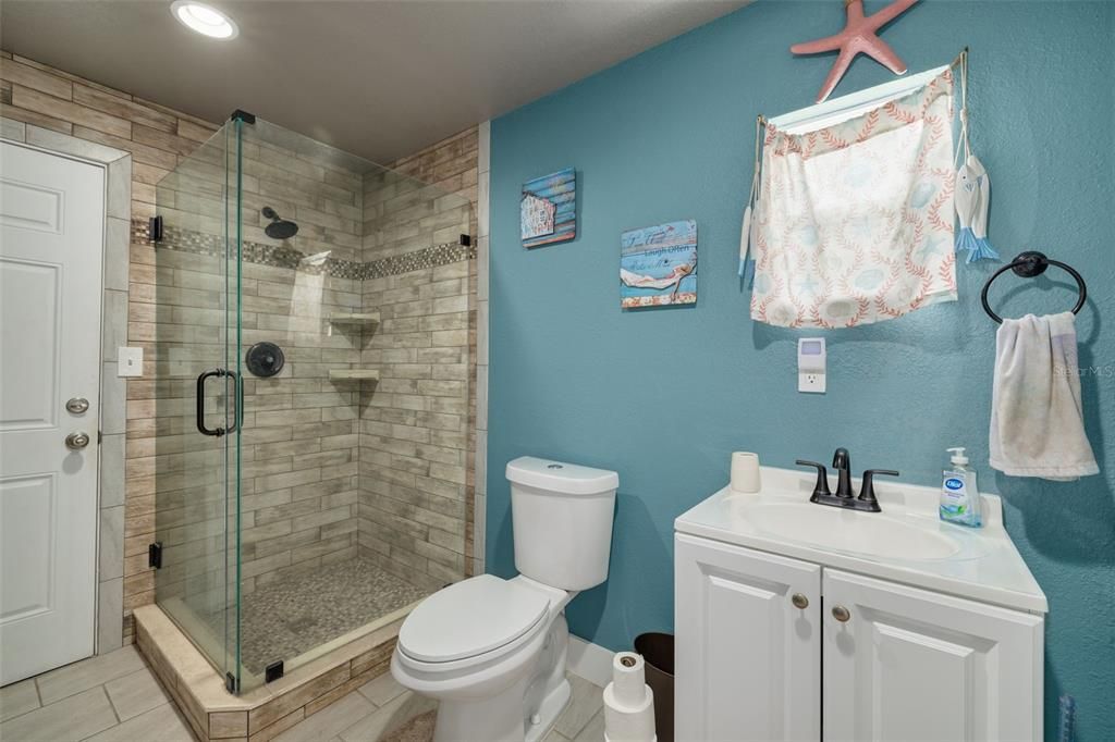 Lower level Bathroom (uninsured space)