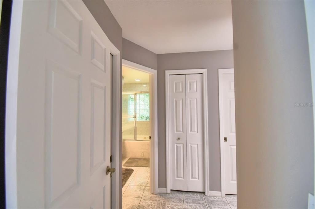 Hallway to Master Bedroom/Bathroom