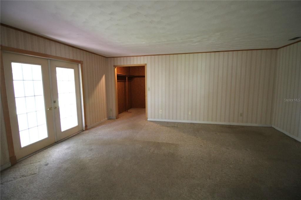 Primary Bedroom with French Doors