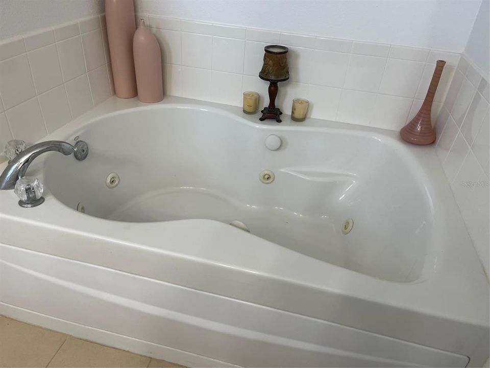 Enjoy a Rela-x-x-x-ing Bath in this Whirlpool Tub after a long day.