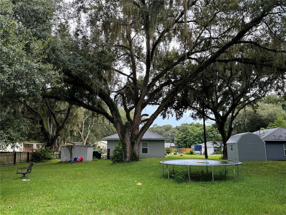 Back view of house